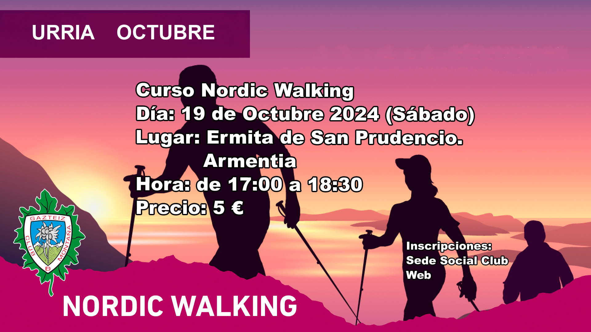 Foto Curso Nordik Walking